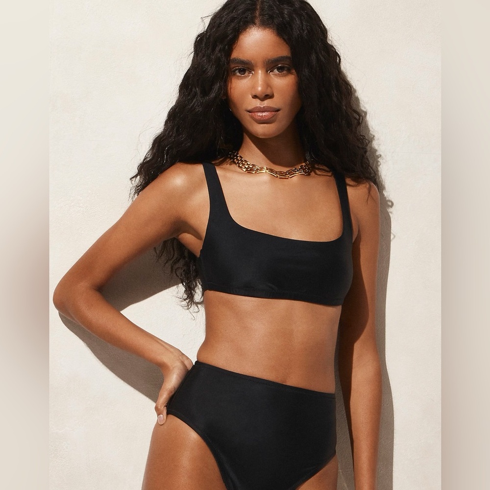 J. Crew Squareneck bikini top